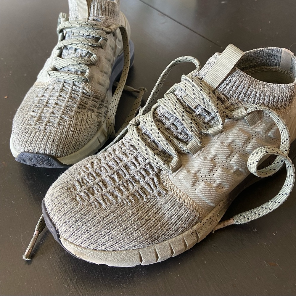 Army green underarmour shoes size 6.5 women’s.